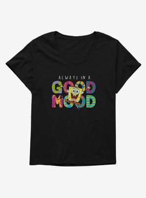 SpongeBob SquarePants Always A Good Mood Womens T-Shirt Plus