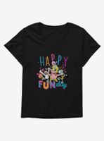 SpongeBob SquarePants Happy Fun Day Womens T-Shirt Plus