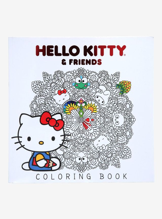 Hello Kitty And Friends Rainbow Pastel Canvas Wall Art