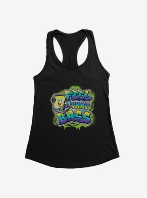 SpongeBob SquarePants Hip Hop Feel That Bass Womens Tank Top