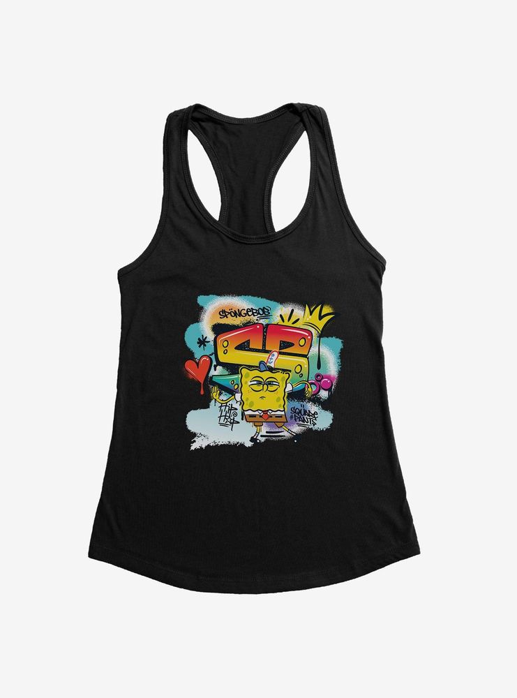 SpongeBob SquarePants Hip Hop King Womens Tank Top