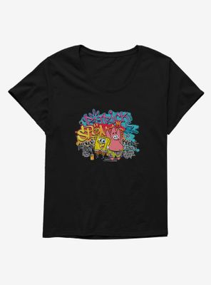 SpongeBob SquarePants Hip Hop Duo Womens T-Shirt Plus