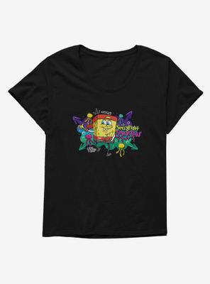SpongeBob SquarePants Hip Hop Jellyfish Jammin' Womens T-Shirt Plus
