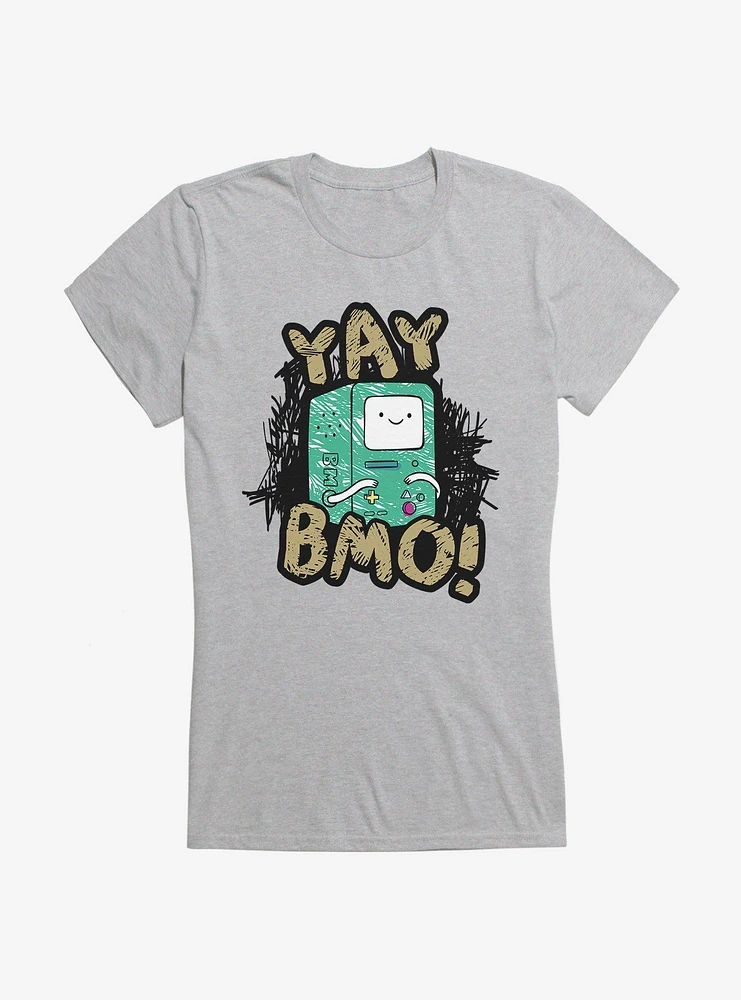 Adventure Time Yay BMO Girls T-Shirt