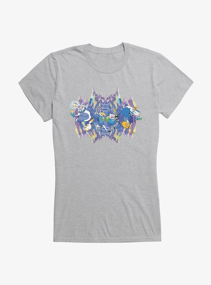 Adventure Time Action Mountains Girls T-Shirt