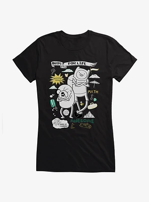 Adventure Time Bros For Life Girls T-Shirt