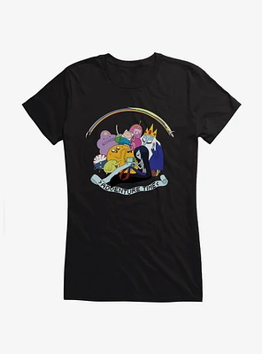 Adventure Time Group Smiling Girls T-Shirt