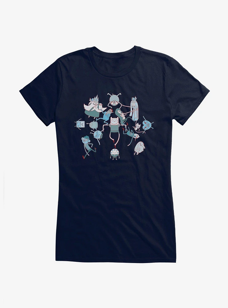 Adventure Time Intertwining Arms Girls T-Shirt