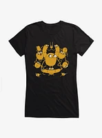 Adventure Time Jake The Dog Multiples Girls T-Shirt