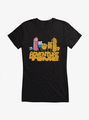 Adventure Time Yellow Shadows Girls T-Shirt