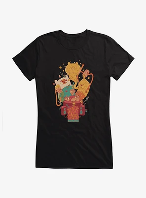 Adventure Time Bear Party Girls T-Shirt