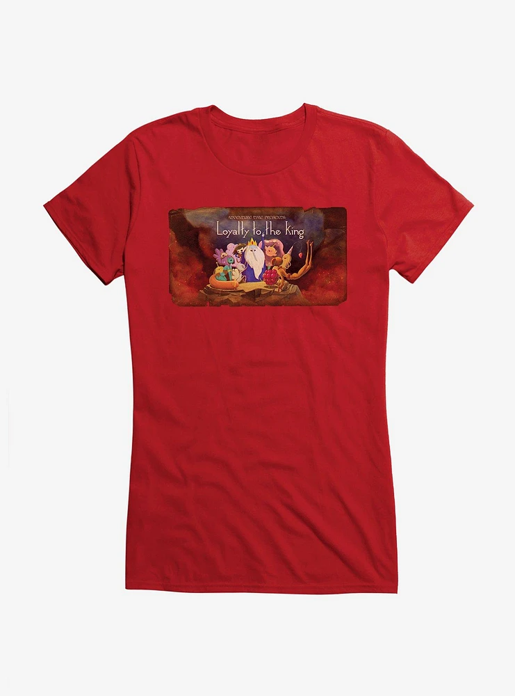 Adventure Time Loyalty To The King Girls T-Shirt