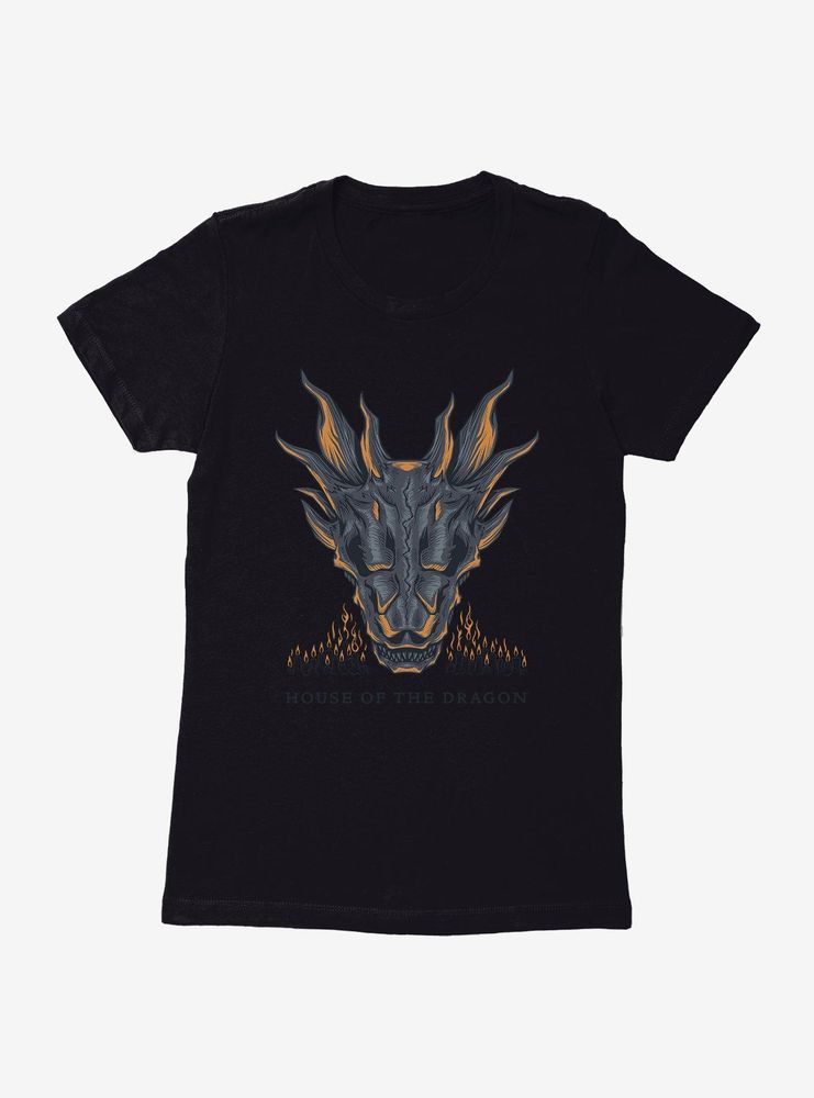 House of the Dragon Burning Fire Womens T-Shirt