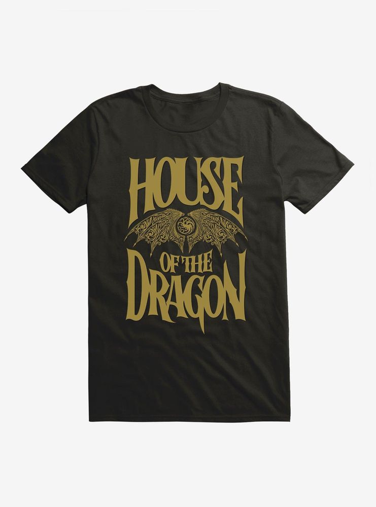 House of the Dragon Wings Logo T-Shirt