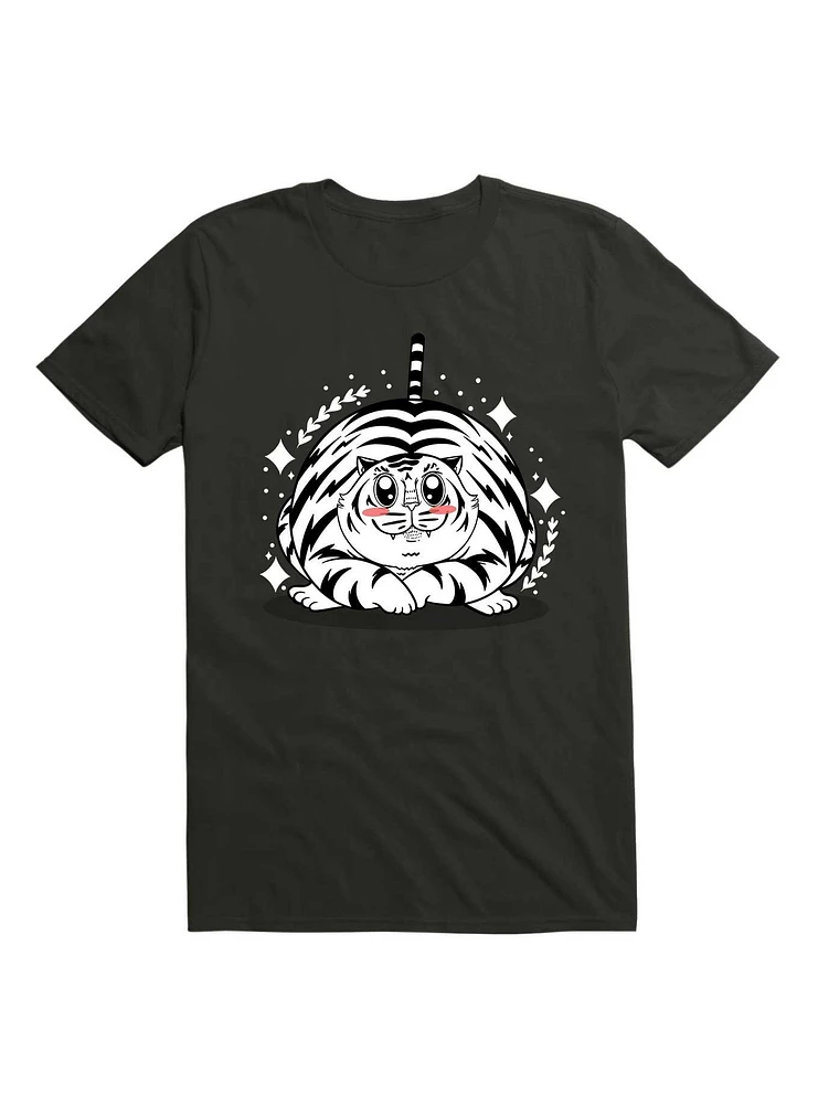 Kawaii White Tiger T-Shirt