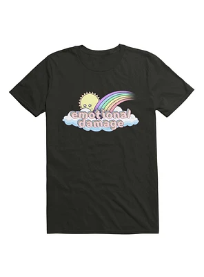 Kawaii Emotional Damage Rainbow Sun T-Shirt