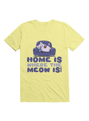 Kawaii Home Is Where The Meow T-Shirt