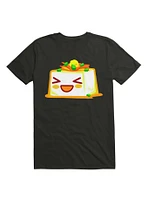 Kawaii Smiling Tofu Character T-Shirt