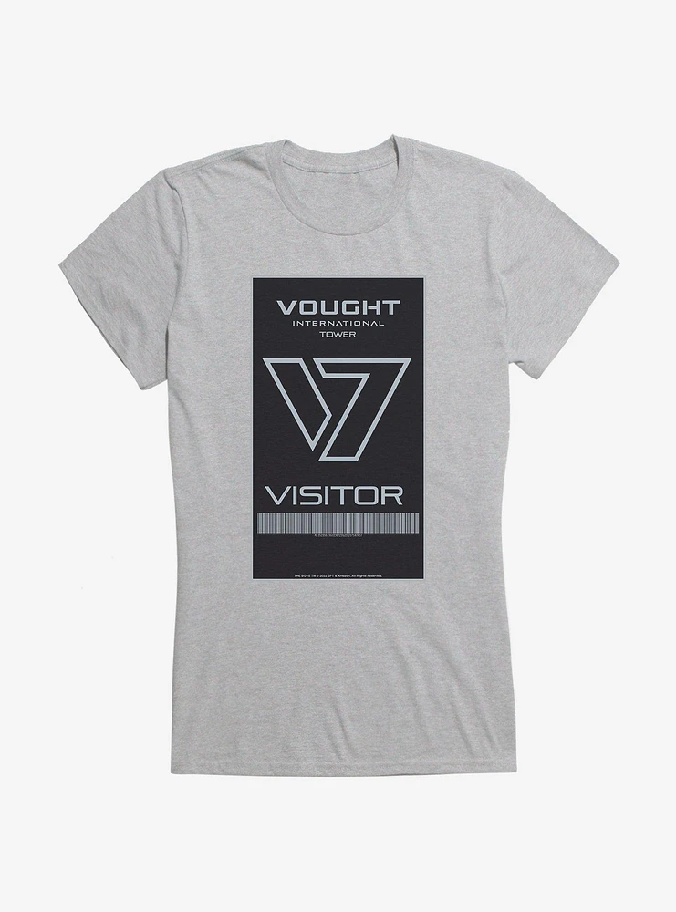 The Boys Vought Intl Tower Visitor Badge Girls T-Shirt