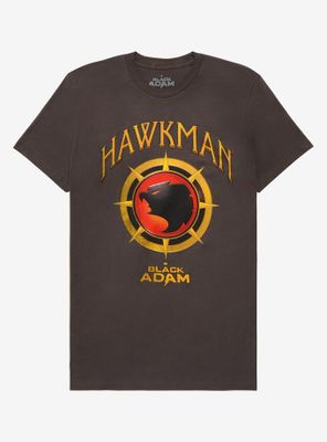 Black Adam Hawkman Logo T-Shirt