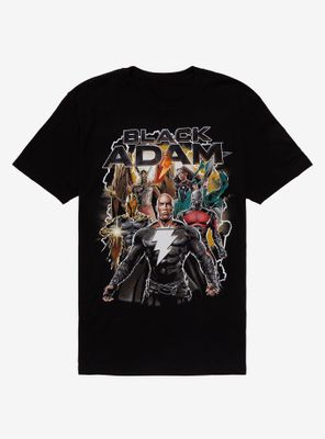 Black Adam Collage T-Shirt