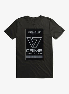 The Boys Vought Intl Tower Crime Analytics Badge T-Shirt