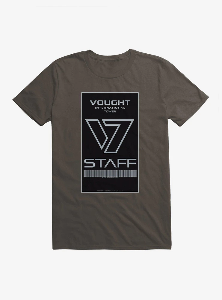 The Boys Vought Intl Tower Staff Badge T-Shirt
