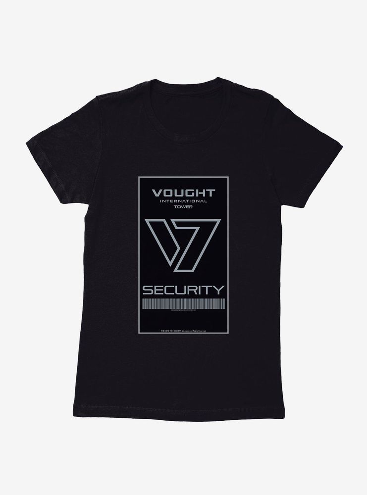 The Boys Vought Intl Tower Security Badge Womens T-Shirt