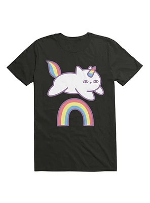 Kawaii Poker Face Caticorn T-Shirt