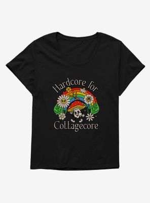 Cottagecore Hardcore Womens T-Shirt Plus