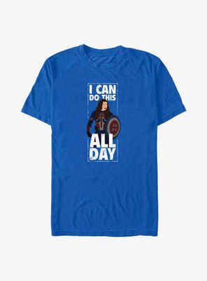 Marvel Doctor Strange The Multiverse Of Madness I Can Do This All Day Captian Carter T-Shirt