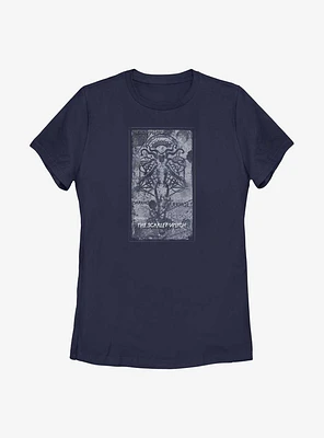 Marvel Doctor Strange The Multiverse Of Madness Scarlet Witch Darkhold Badge Womens T-Shirt