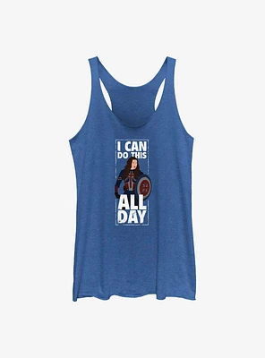 Marvel Doctor Strange The Multiverse Of Madness I Can Do This All Day Captian Carter Womens Tank Top
