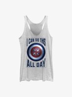 Marvel Doctor Strange The Multiverse Of Madness I Can Do This All Day Peggy Carter Shield Womens Tank Top