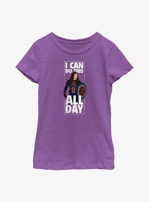 Marvel Doctor Strange The Multiverse Of Madness I Can Do This All Day Captian Carter Youth Girls T-Shirt
