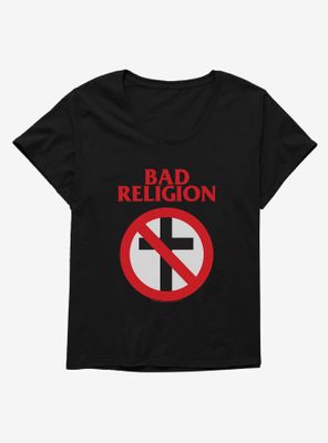 Bad Religion Classic Logo Womens T-Shirt Plus