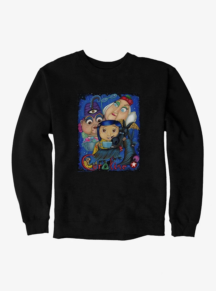 Laika Fan Art Coraline Tea Time Sweatshirt