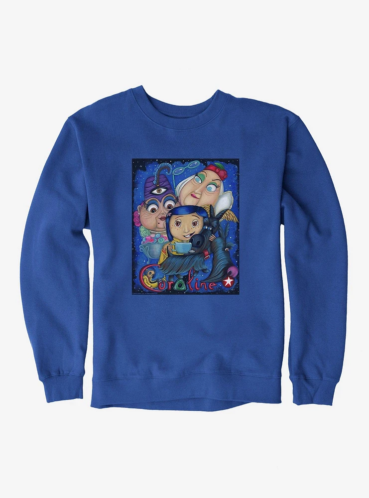 Laika Fan Art Coraline Tea Time Sweatshirt