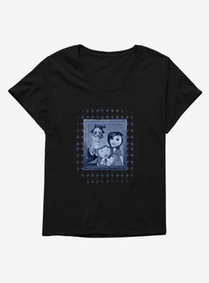 Coraline Family Portrait Womens T-Shirt Plus