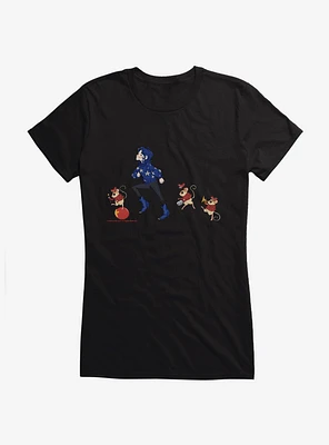 Laika Fan Art Marching Mice Girls T-Shirt