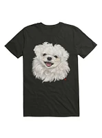 Kawaii Smiling Maltese T-Shirt