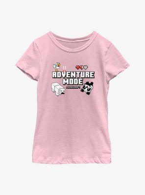 Minecraft And Adventure Youth Girls T-Shirt