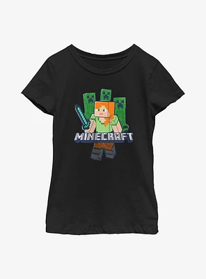 Minecraft Adventure Is An Attitude Youth Girls T-Shirt