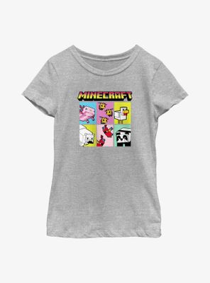 Minecraft Animal Blocks Youth Girls T-Shirt