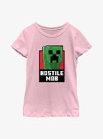 Minecraft Creep Hostile Mob Youth Girls T-Shirt