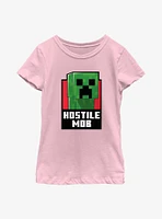 Minecraft Creep Hostile Mob Youth Girls T-Shirt