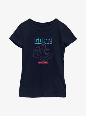 Minecraft Cave Cliff Goats Youth Girls T-Shirt