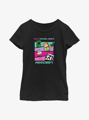 Minecraft Create Your World Youth Girls T-Shirt