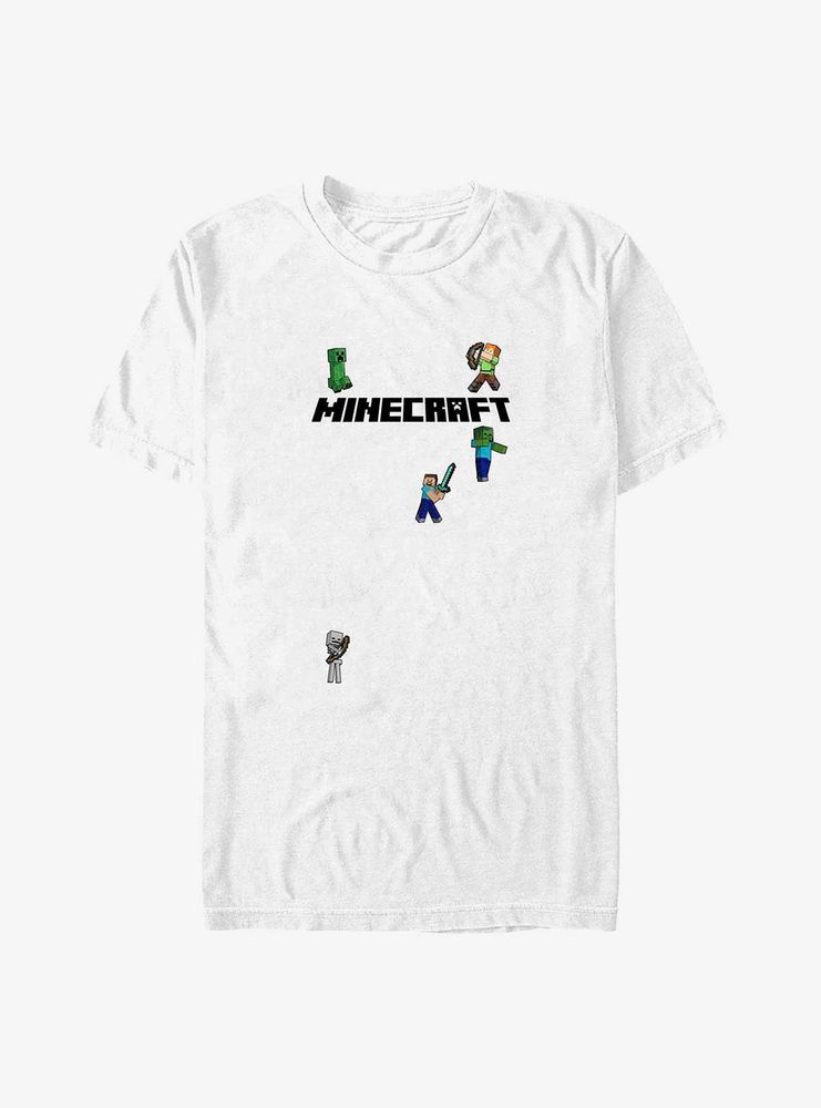 Minecraft Logo Sprites Overworld T-Shirt