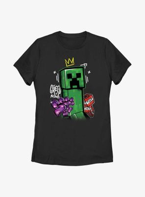 Minecraft Big Creep Crowned Womens T-Shirt